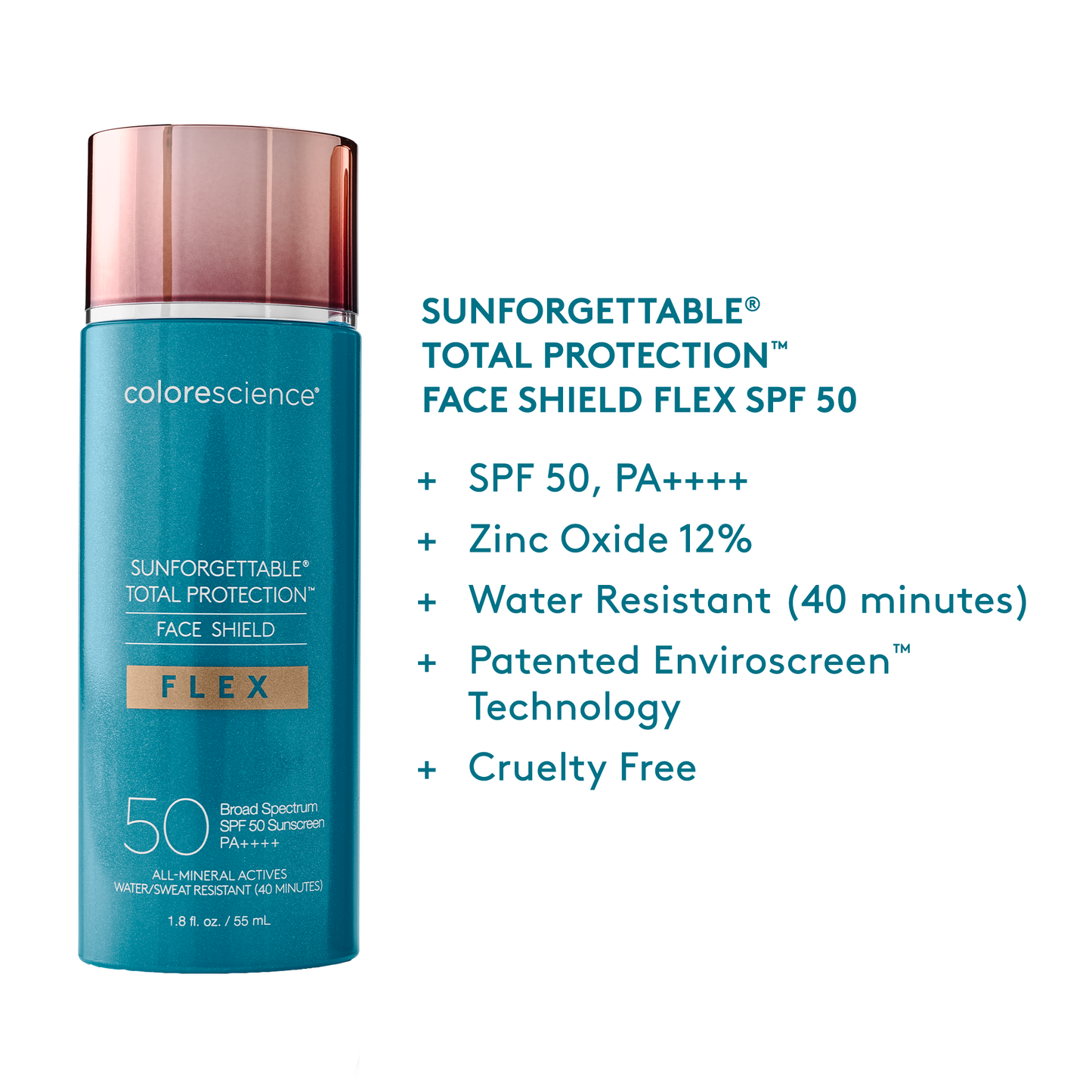Mineral SPF 50 Face Sunscreen, Lightweight Skin-Perfecting Formula With Broad Spectrum UV Protection, Natural-Looking Coverage And Comfortable All-Day Wear